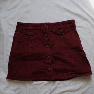 Urban Outfitters BDG Corduroy Button Up Skirt